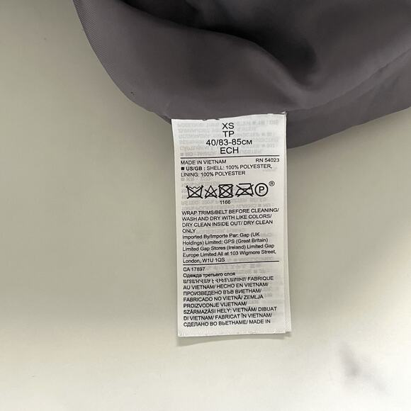 Banana Republic Faux Fur Coat Navy Blue Size XS Statement Chic Teddy Lux Jacket - Picture 8 of 12